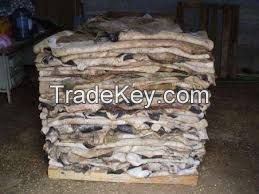 Salted dry cow skin, hides and donkey skin on sale