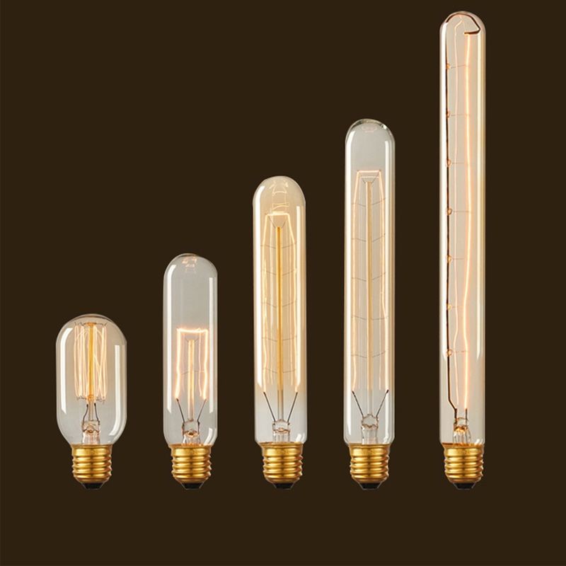 Ampoules Incandescentes Vintage A19 Spiral G80 T10 T185 ST58 ST64