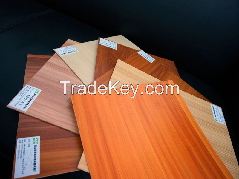 Wood grain/solid color/stone pattern melamine MDF for furniture