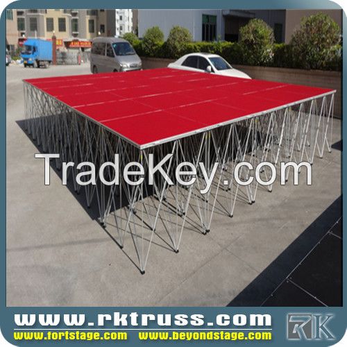 Glass painting machine aluminum stage platform