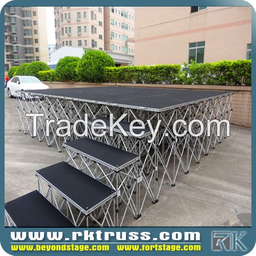 Square Platform Smart Stage/Adjustable Legs Stage/ aluminum stage 