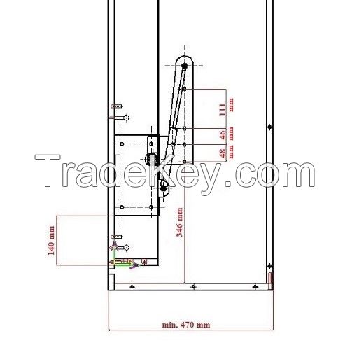 High Quality Murphy Wall Bed Mechanism 1200