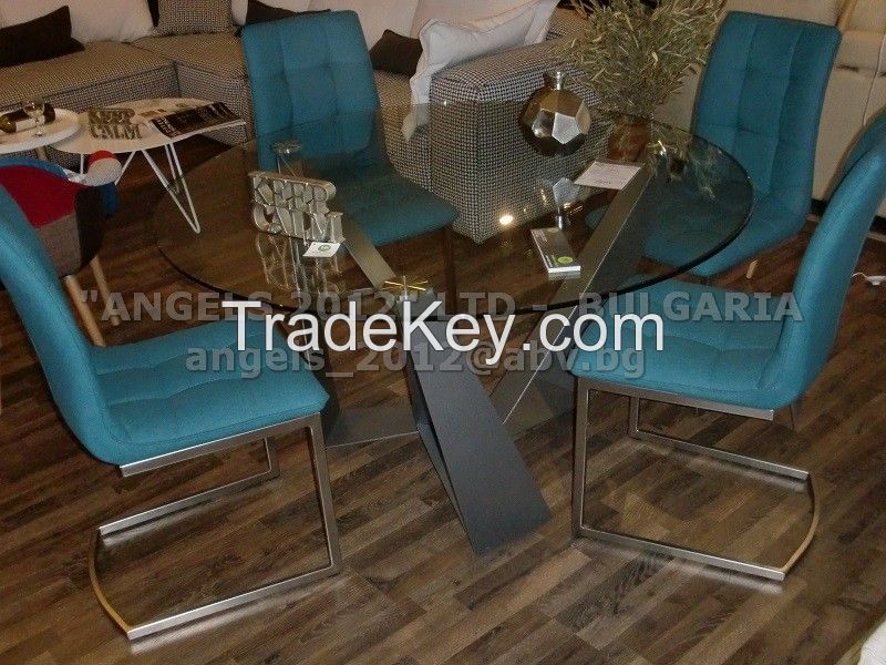 modern design Dining Table with metal base