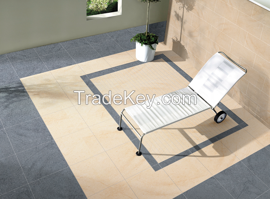 Sandstone glazed porcelain tiles/ 600*600mm/ floor and wall tiies