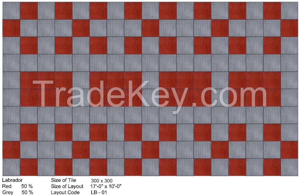 Prepolished Chequered Tiles