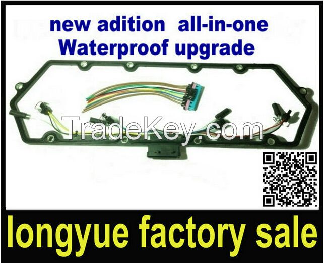 longyue 97-03 Powerstroke 7.3 7.3L Ford Valve Cover Gasket w/Fuel Injector VC Glow Plug Harness