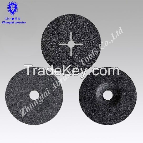 OEM 4â��â��--7â��â��  p24--400  silicon carbide  black   fiber disc