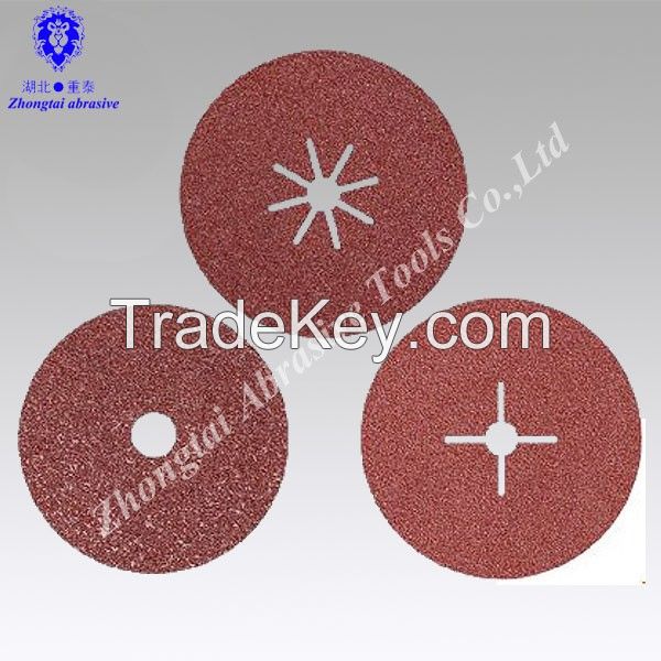 OEM p24--400  alumilum oxide /silicon carbide  fiber disc