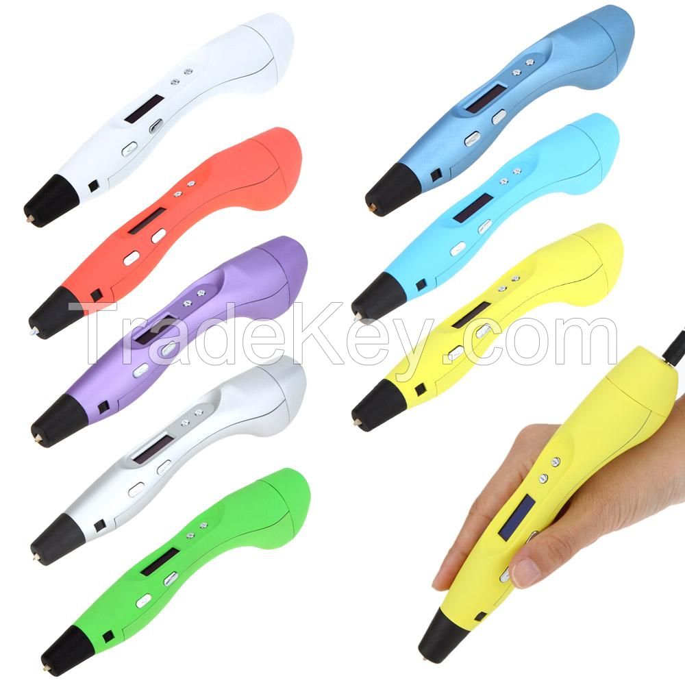 3D Printing Pen With LCD Screen, Support PLA/ABS Filaments