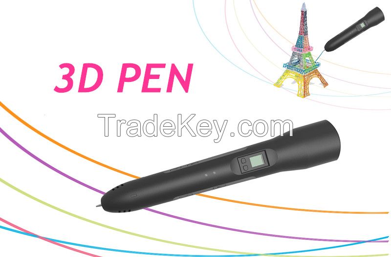 USB Port 3D Pen With LCD Screen