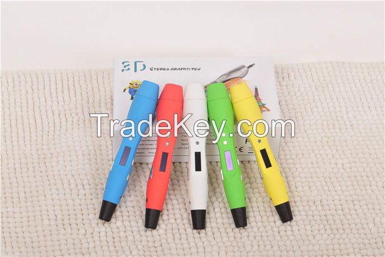 3D Printing Pen With LCD Screen, Support PLA/ABS Filaments