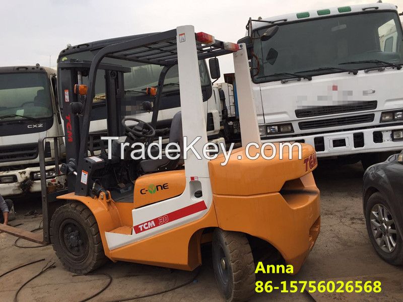 used small tcm 3ton forklift for sale
