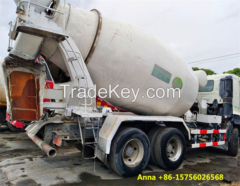 used 8 cubic cement truck, hino chassis concrete mixer for sale