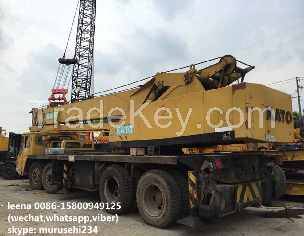 used kato 30tons truck mounted crane 