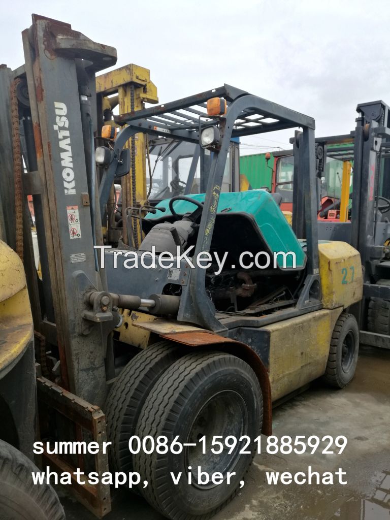 used 5tons komatsu forklift price, japanese forklift , used forklift for sale