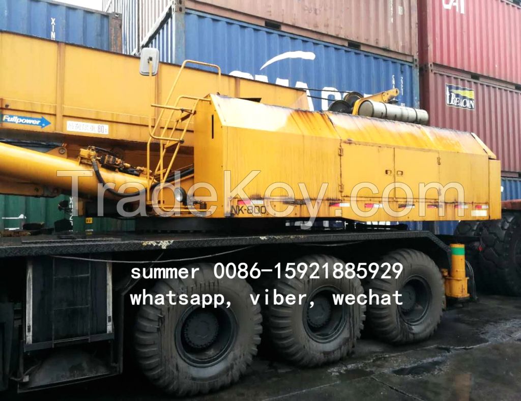 used 80tons kato mobile crane in cheap price, used crane for sale in china 