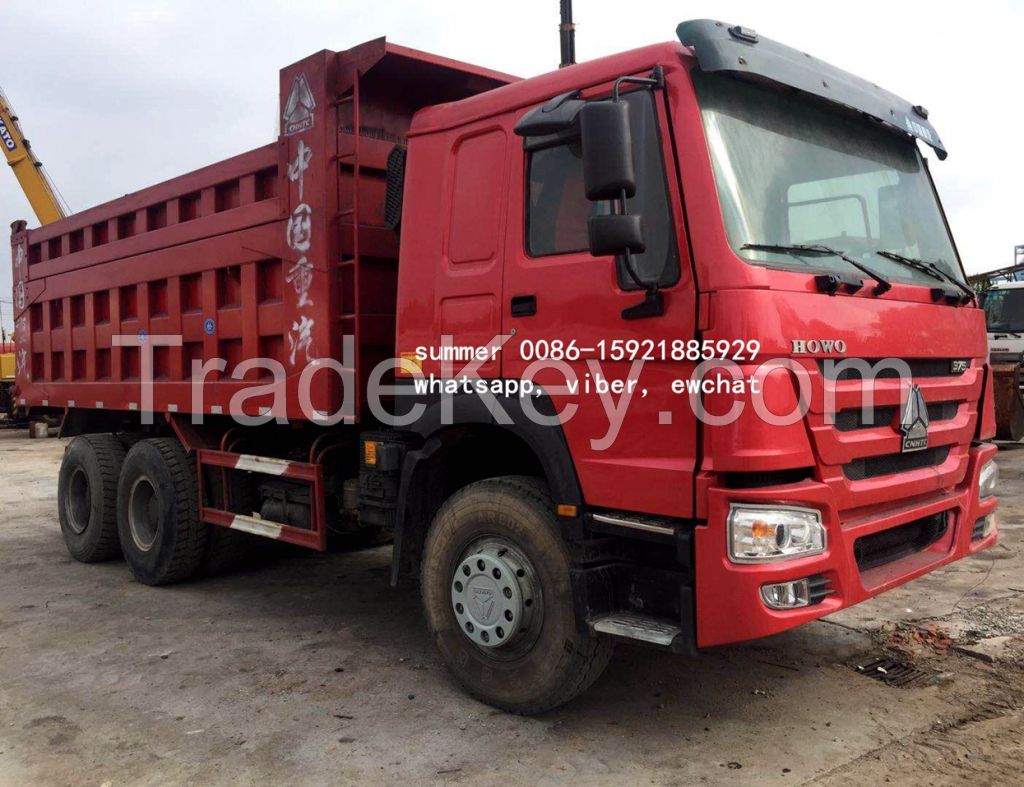 used chinese sinotruck howo dump truck in cheap price, used dump truck for sale