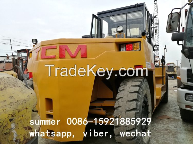 used 25tons tcm forklift made in japan