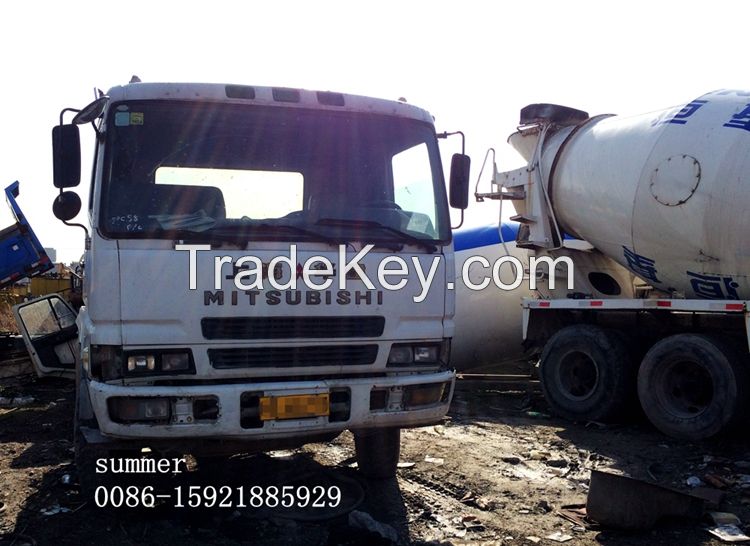 used mitsubishi fuso concrete mixer truck in cheap price