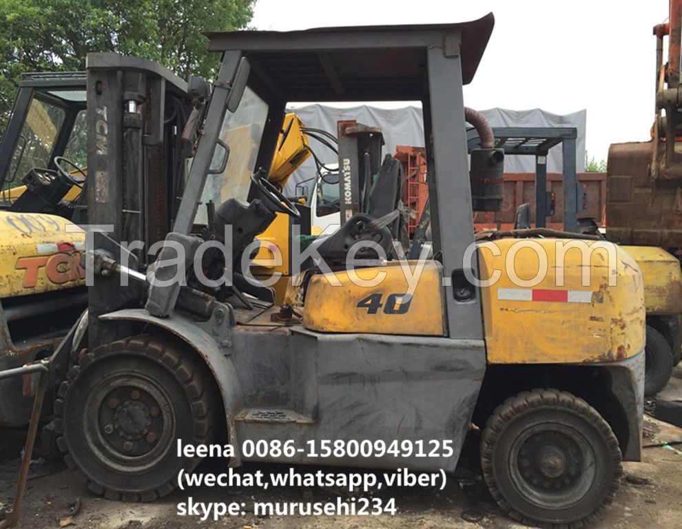 used japan tcm 4ton forklift