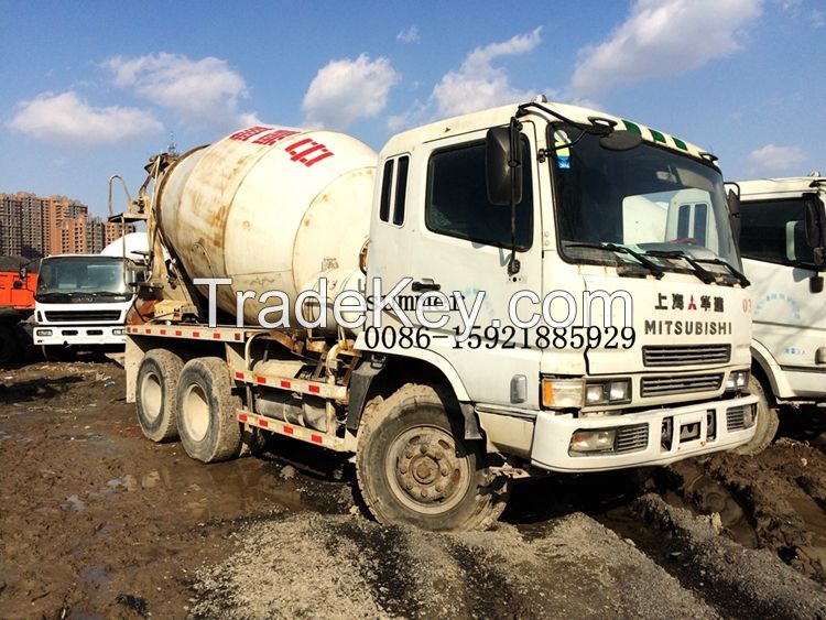 used mitsubishi fuso concrete mixer truck in cheap price