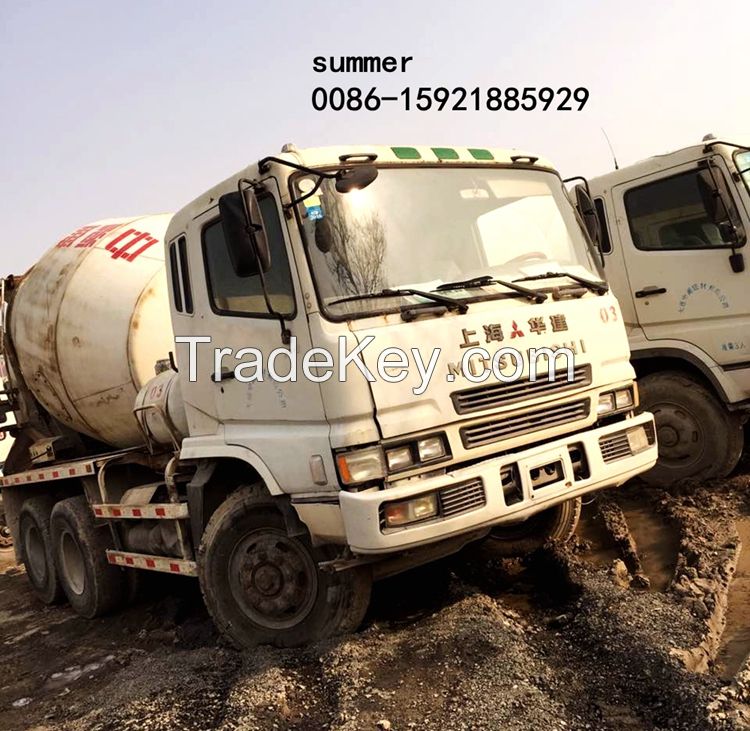 used mitsubishi fuso concrete mixer truck in cheap price