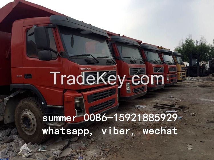 used volvo FM9 FM12 dump truck for sale in china, 6x4 dump truck