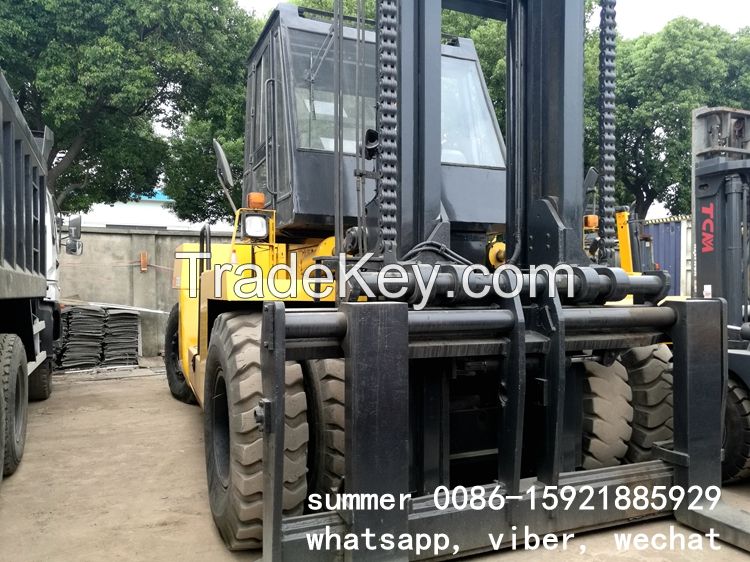 used 25ton 30ton forklift for sale in china, used tcm forklift price