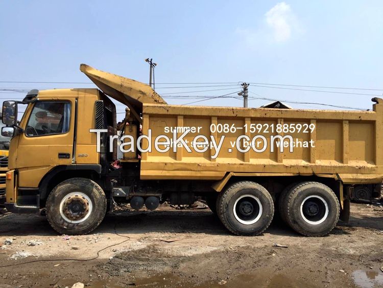 used volvo FM9 FM12 dump truck for sale in china, 6x4 dump truck