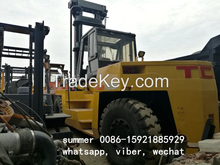 used 25ton 30ton forklift for sale in china, used tcm forklift price