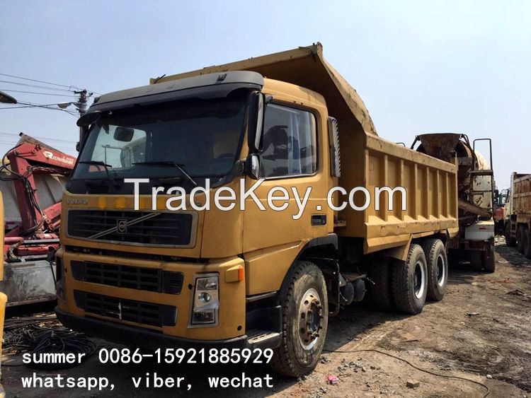 used volvo FM9 FM12 dump truck for sale in china, 6x4 dump truck