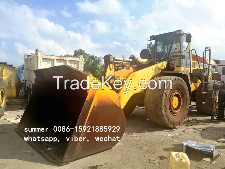 used komatsu wa470-3 wheel loader in cheap price, used japan loader for sale