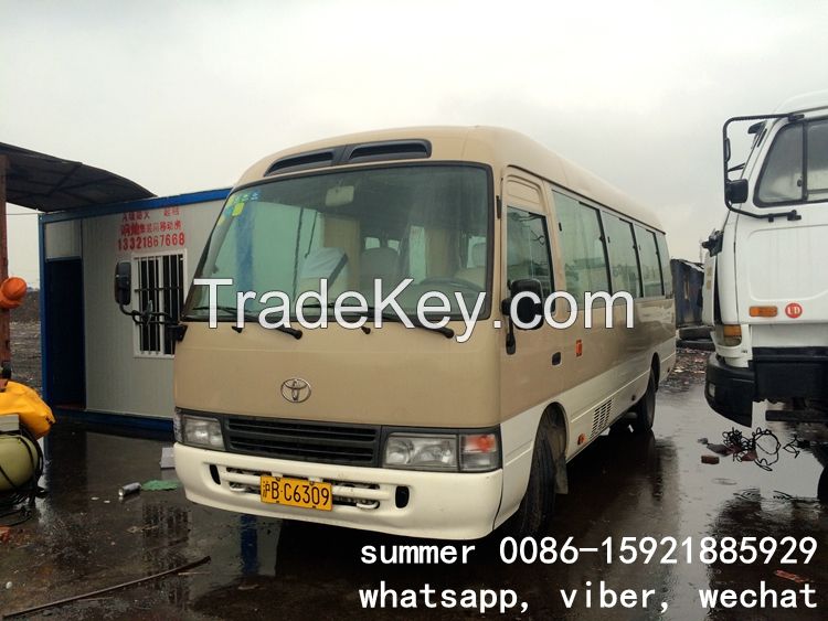 used toyota coaster bus for sale, used 26 seats 30seats bus price