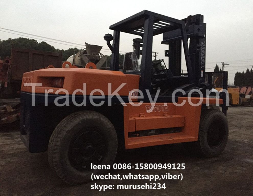 used cheap 10tons toyota forklift