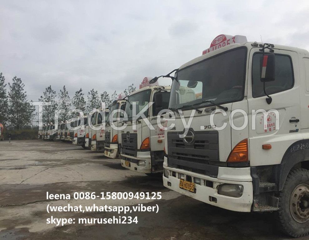 used japanese hino 700 cement mixer trucks