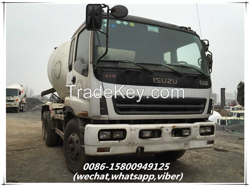 used isuzu concrete mixer truck