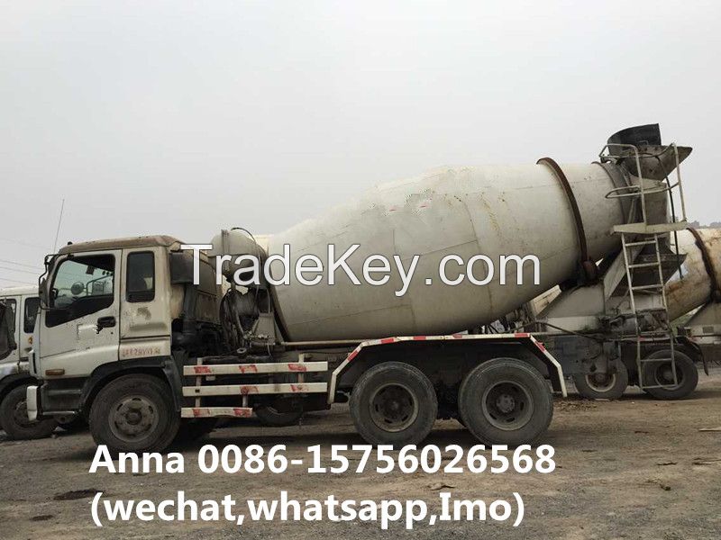 used isuzu concrete mixer truck