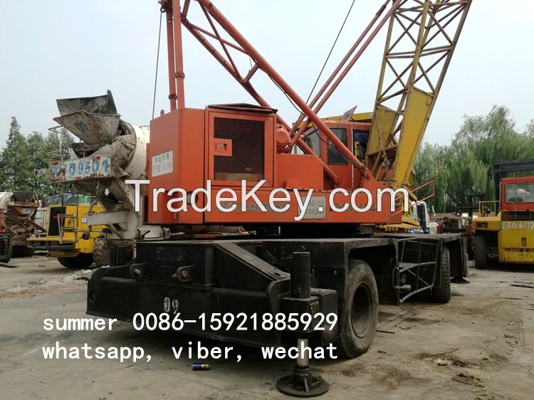 used port mobile lattice crane made in japan, used IHI crane 40ton