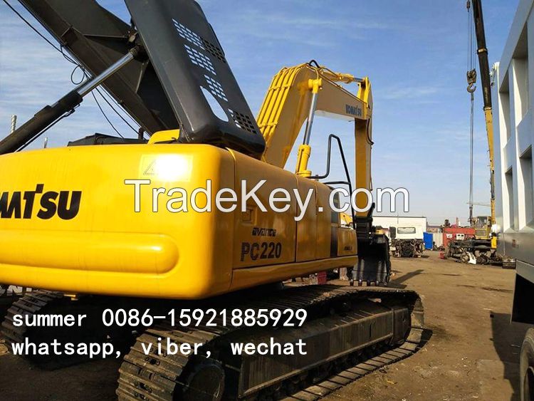 used komatsu pc220-6 crawler excavator for sale in china