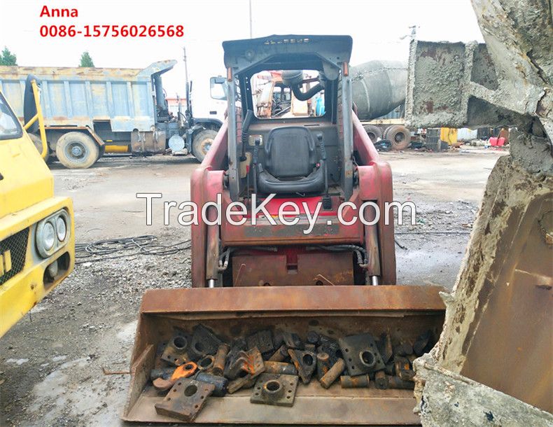 mini skid steer loader used diesel tcm wheel loader