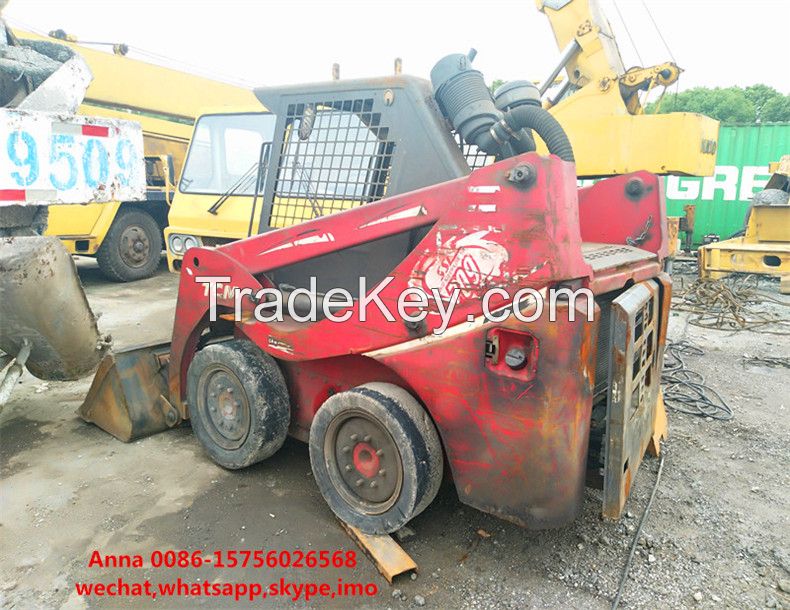 mini skid steer loader used diesel tcm wheel loader