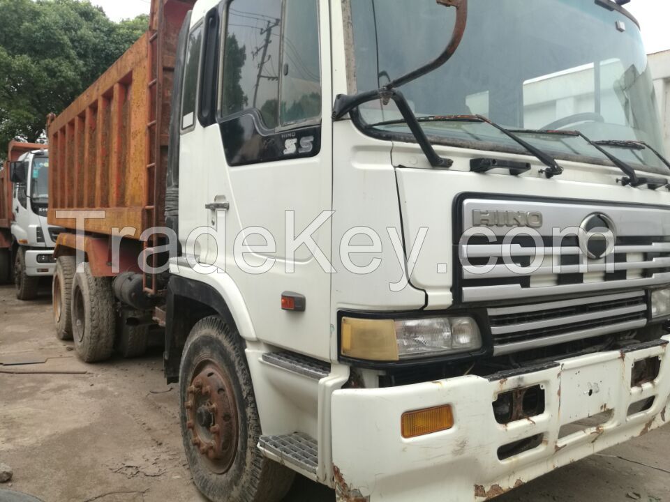 Used dump truck Hino 350hp 6X4 tipper truck