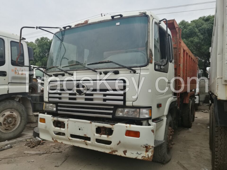 Used dump truck Hino 350hp 6X4 tipper truck