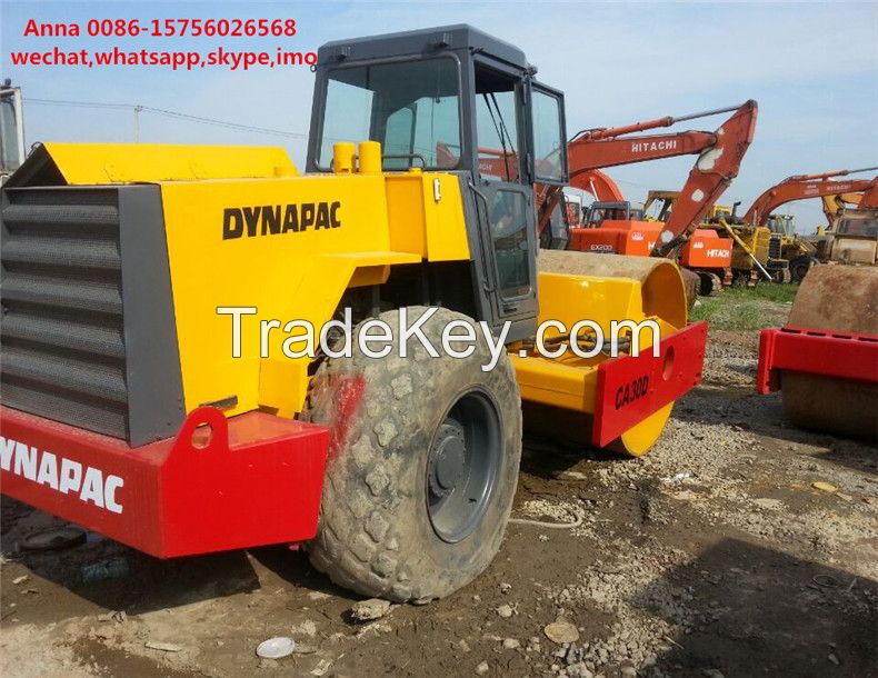 Original used dynapac road roller CA30D, sweden compactor machine