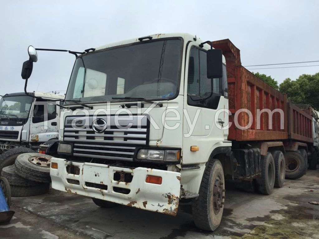 Used dump truck Hino 350hp 6X4 tipper truck