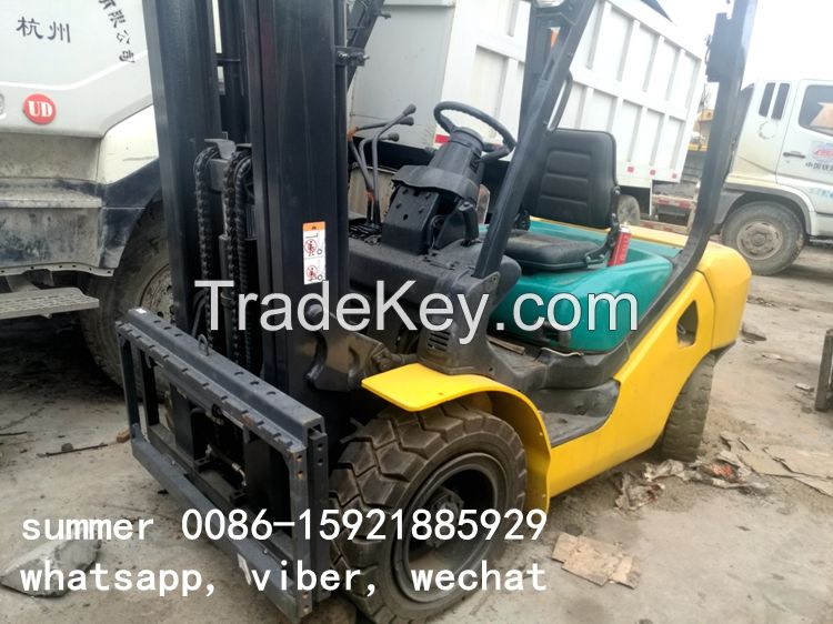 used 3tons komatsu forklift with side shifter