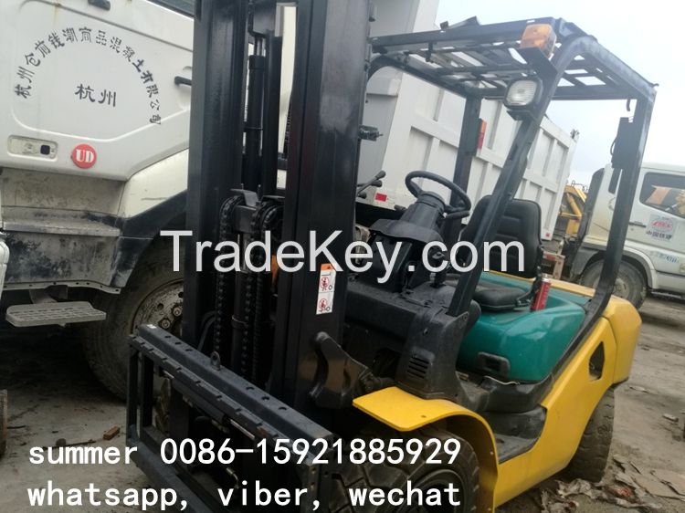 used 3tons komatsu forklift with side shifter