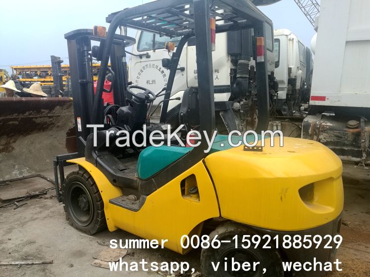 used 3tons komatsu forklift with side shifter