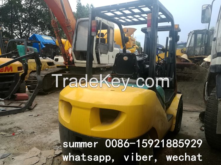 used 3tons komatsu forklift with side shifter