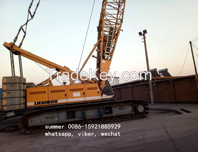 used 160t liebherr crawler crane 